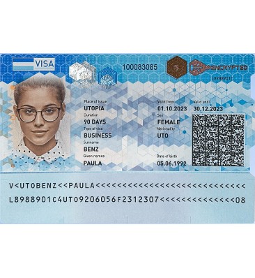 Visa Sticker