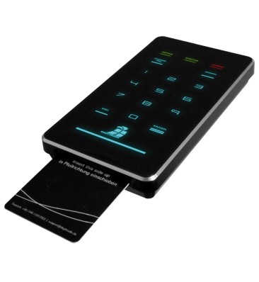 Crypto-Festplatte HS256 S3 mit Chipkarte