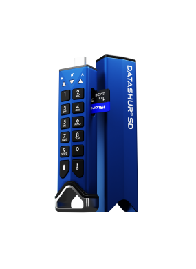 datAshur SD (32 GB bis 1 TB auf µSD-Karte) Doppelpack mit KeyWriter Software