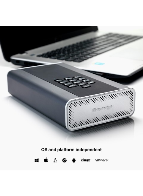 diskAshur DT² 256 bit Festplatte (1 TB bis 26 TB) - Classified - Graphite