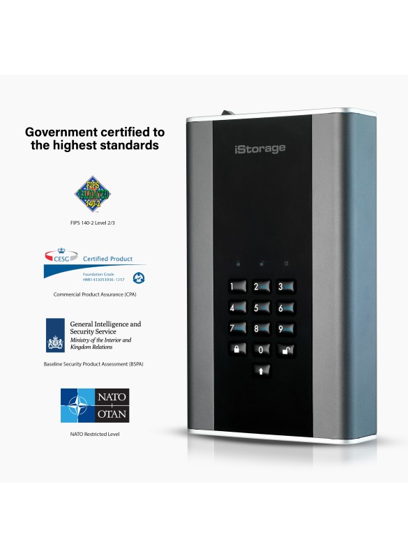diskAshur DT² 256 bit Festplatte (1 TB bis 26 TB) - FIPS Certified diskAshur DT² 256 bit Festplatte (1 TB bis 26 TB) - FIPS Certified