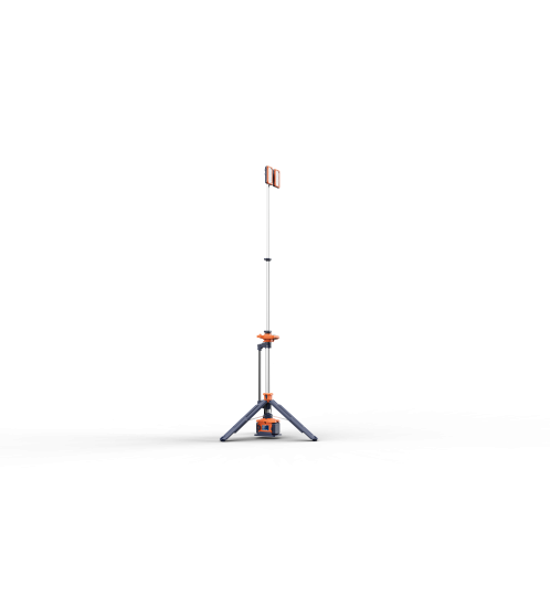 Akku-Lichtmast 3,1 m, 14.000 lm