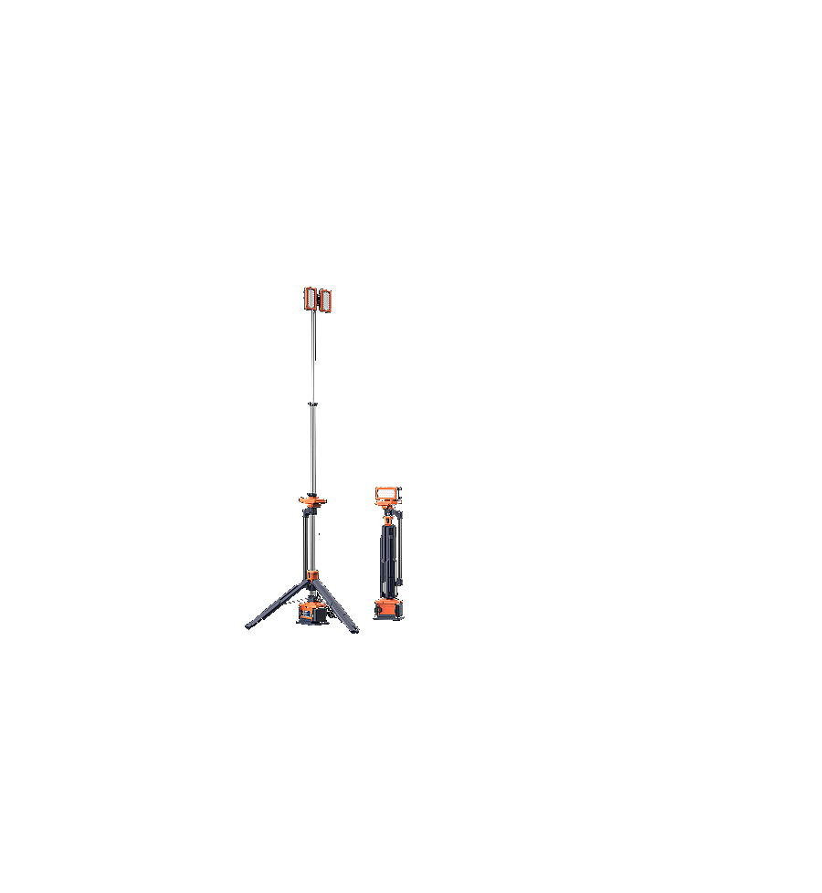 Akku-Lichtmast 3,1 m, 14.000 lm Akku-Lichtmast 3,1 m, 14.000 lm